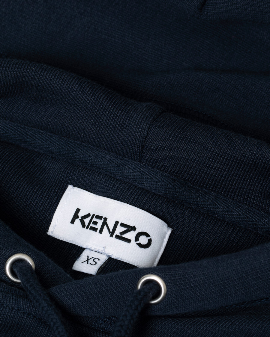 Hombres | Jerséis y prendas de punto | Pre-owned | KENZO Multi Logo Hoodie Navy XS