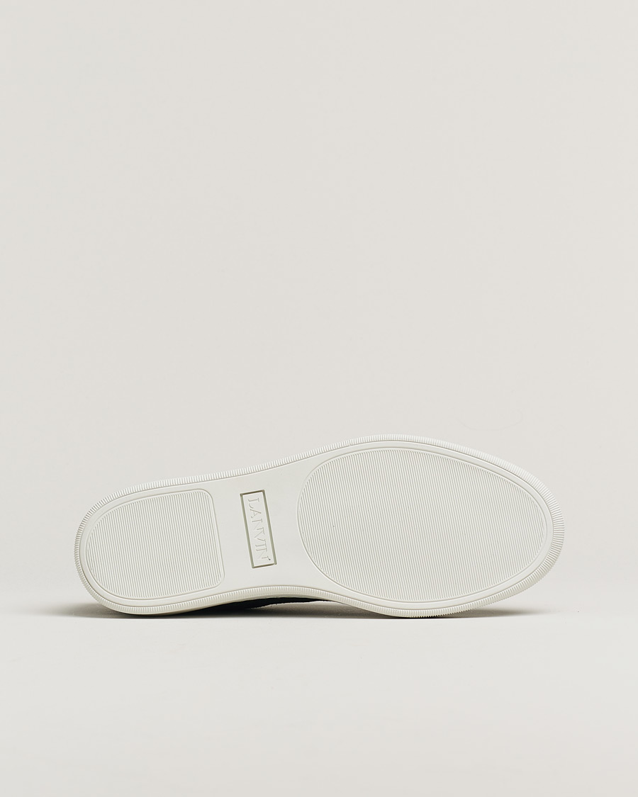 Hombres | Lanvin DBB1 Patent Cap Toe Sneaker Black | Pre-owned | Lanvin DBB1 Patent Cap Toe Sneaker Black