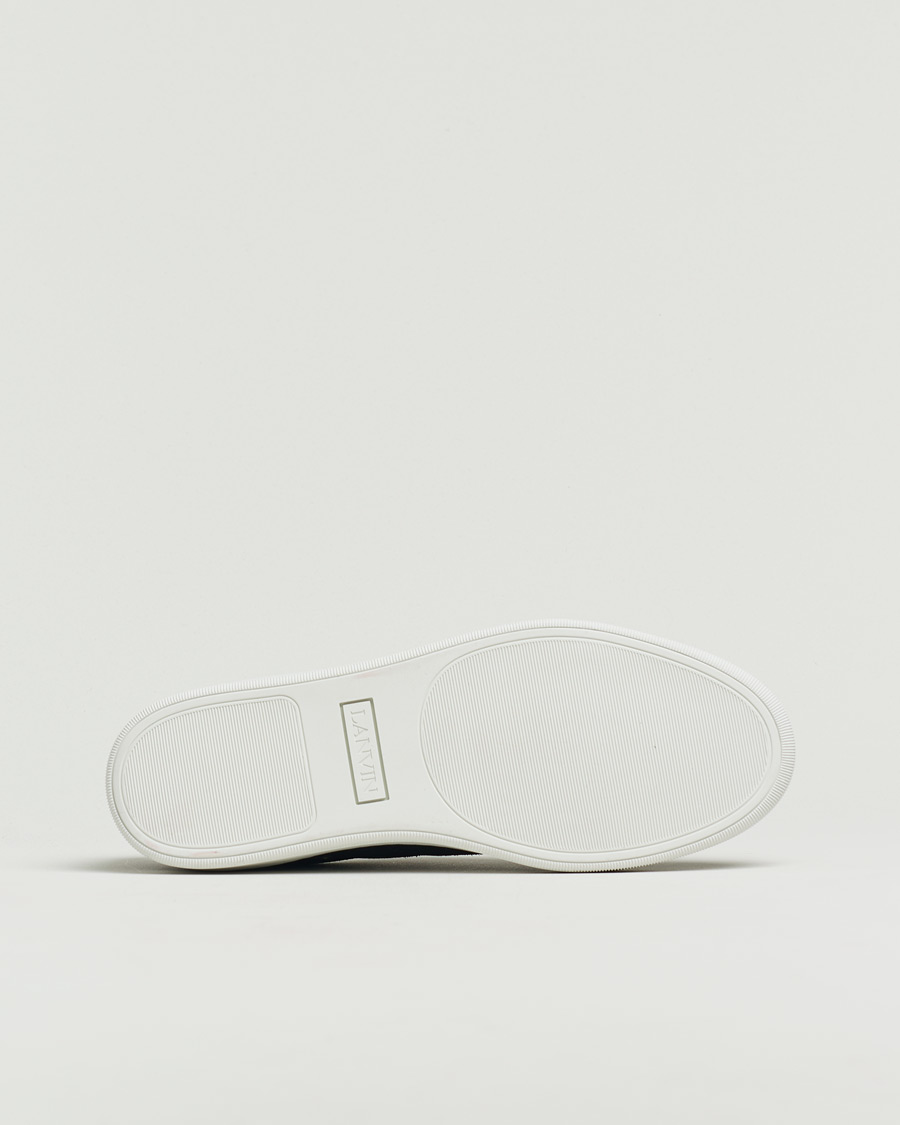 Hombres | Lanvin DBB1 Patent Cap Toe Sneaker Black | Pre-owned | Lanvin DBB1 Patent Cap Toe Sneaker Black