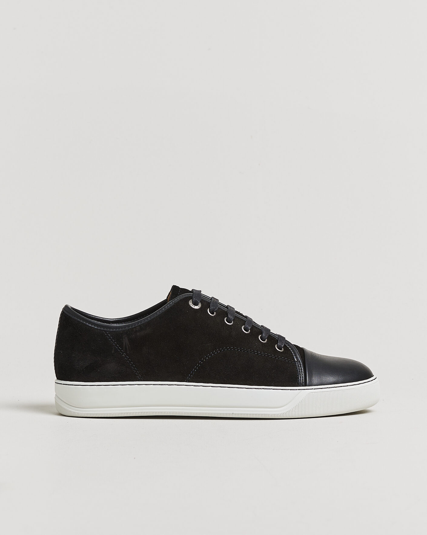 Hombres | Pre-owned Zapatos | Pre-owned | Lanvin DBB1 Nappa Cap Toe Sneaker Black UK8 - EU42