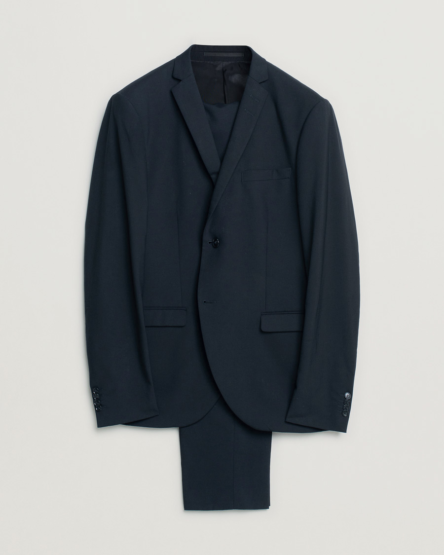 Hombres | Tiger of Sweden Wool Suit Black 50 | Pre-owned | Tiger of Sweden Wool Suit Black 50