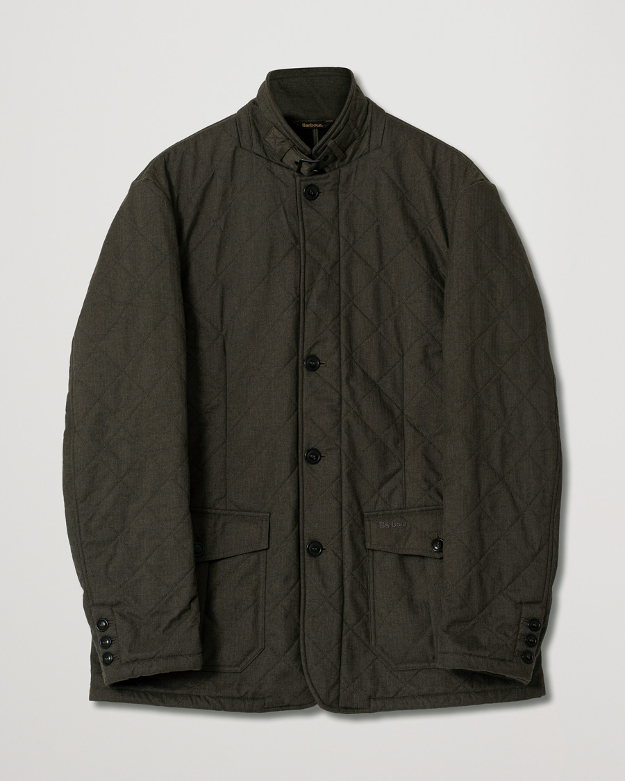 Hombres | Abrigos y chaquetas | Pre-owned | Barbour Lifestyle Relond Quilted Polar Fleece Jacket Olive