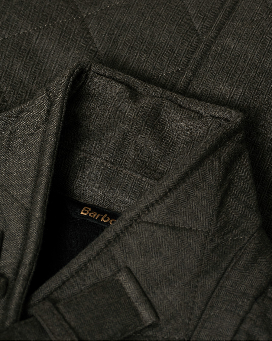 Hombres | Abrigos y chaquetas | Pre-owned | Barbour Lifestyle Relond Quilted Polar Fleece Jacket Olive