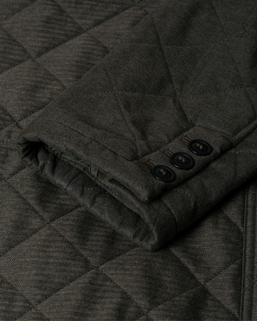 Hombres | Abrigos y chaquetas | Pre-owned | Barbour Lifestyle Relond Quilted Polar Fleece Jacket Olive