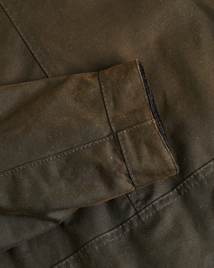 Hombres | Abrigos y chaquetas | Pre-owned | Barbour Lifestyle Ogston Waxed Jacket Olive