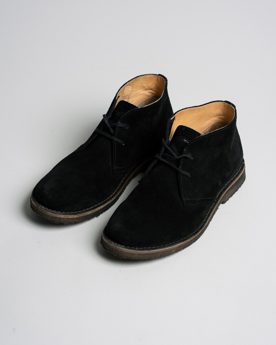 Hombres | Astorflex Greenflex Desert Boot Black Suede 44 | Pre-owned | Astorflex Greenflex Desert Boot Black Suede 44