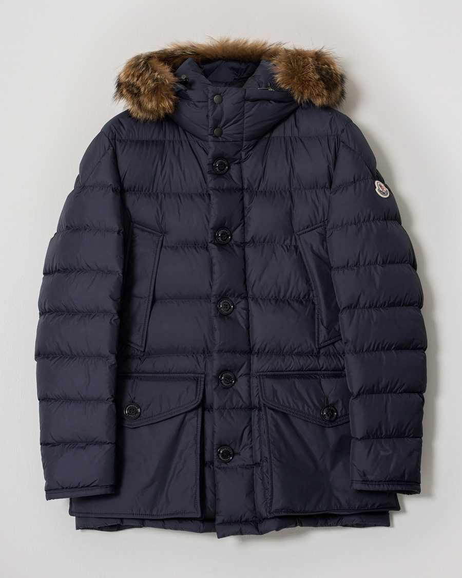 Hombres | Abrigos y chaquetas | Pre-owned | Moncler Cluny Down Parka Navy