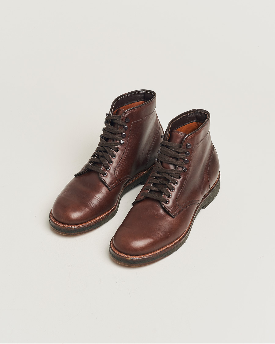 Hombres | Alden N6808 Boot Dark Brown Calf US7,5 - EU41 | Pre-owned | Alden N6808 Boot Dark Brown Calf US7,5 - EU41