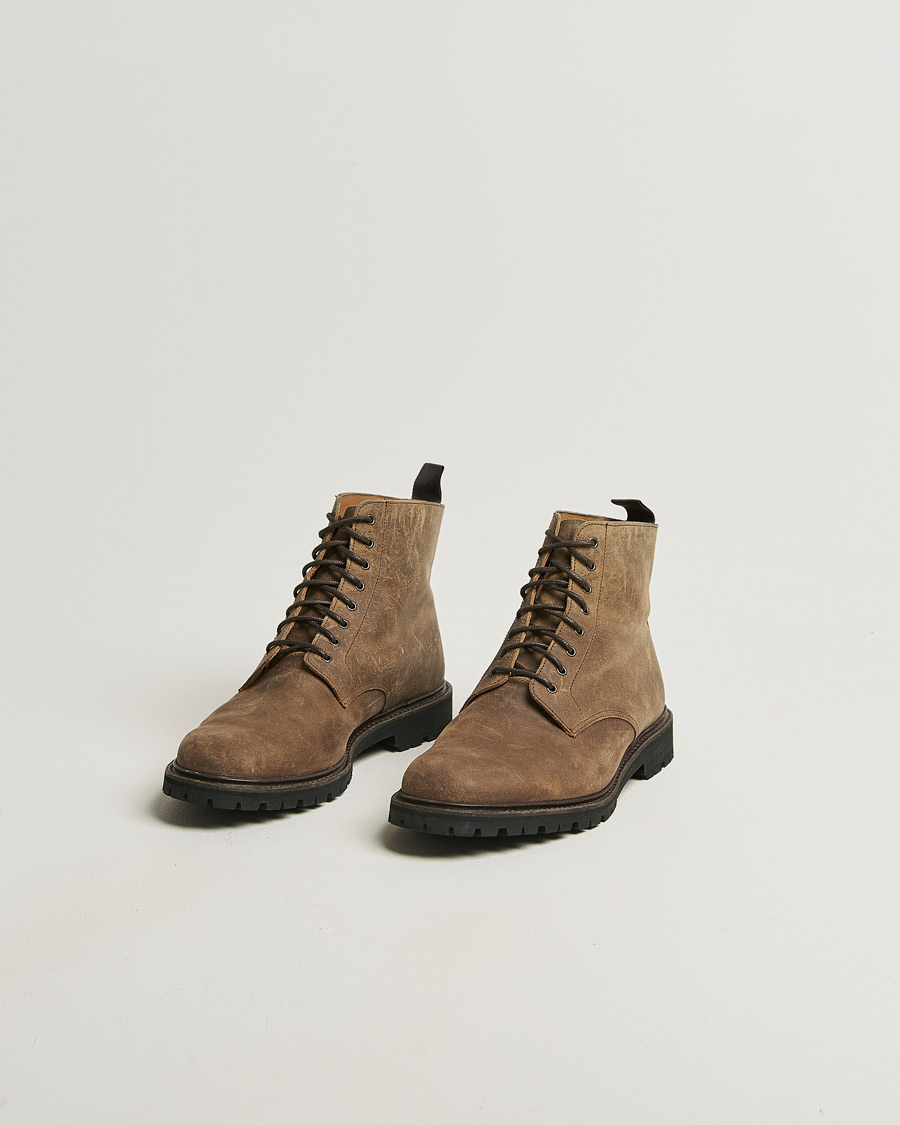 Hombres | Pre-owned Zapatos | Pre-owned | Crockett & Jones Kelso Natural Rough-Out Suede Boots UK9 - EU43