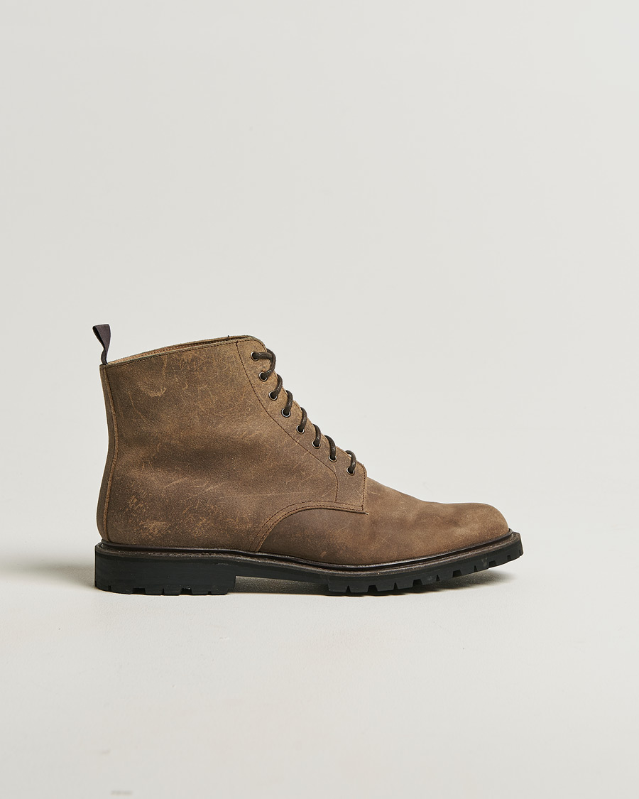 Hombres | Pre-owned Zapatos | Pre-owned | Crockett & Jones Kelso Natural Rough-Out Suede Boots UK9 - EU43