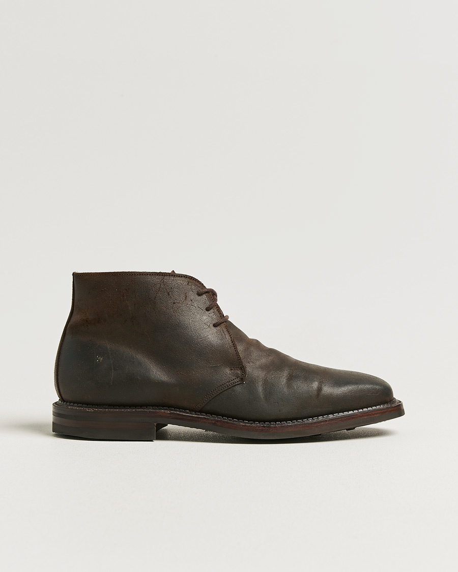 Hombres | Pre-owned Zapatos cosidos a mano | Pre-owned | Crockett & Jones Molton Chukka Dk Brown Rough-Out Suede UK10 - EU44