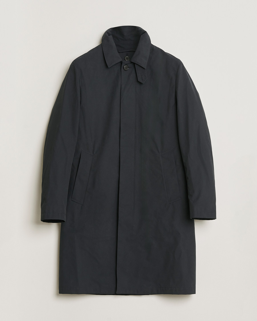 Hombres | Pre-owned Chaquetas | Pre-owned | Mackintosh Water Repellent Car Coat Navy UK40 - EU50