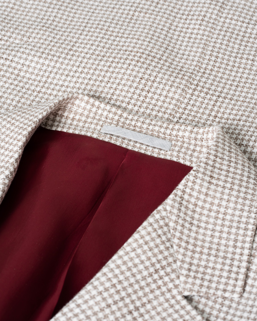 Hombres | Blazers | Pre-owned | Brunello Cucinelli Linen/Silk Patch Pocket Blazer Beige 52