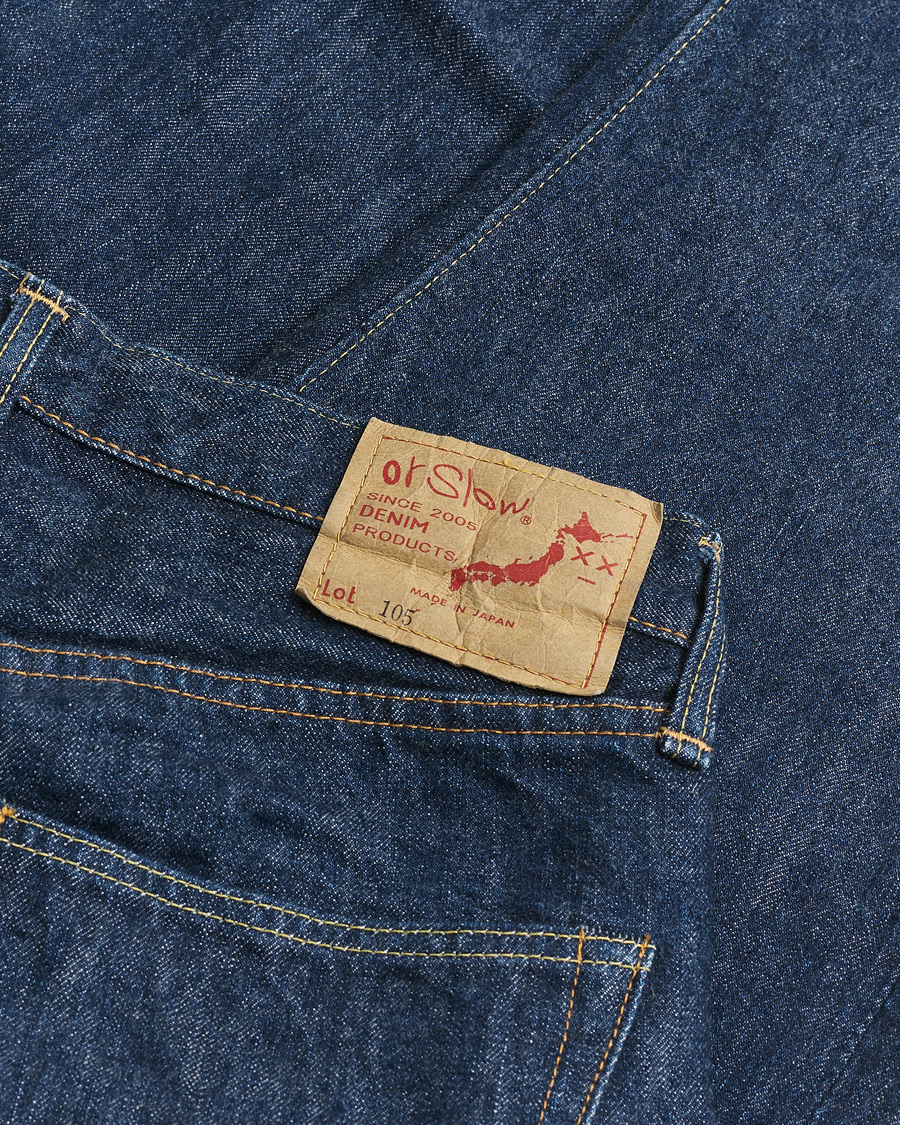 Hombres | Pre-owned Pantalones | Pre-owned | orSlow Straight Fit 105 Selvedge Jeans One Wash 1 - XS