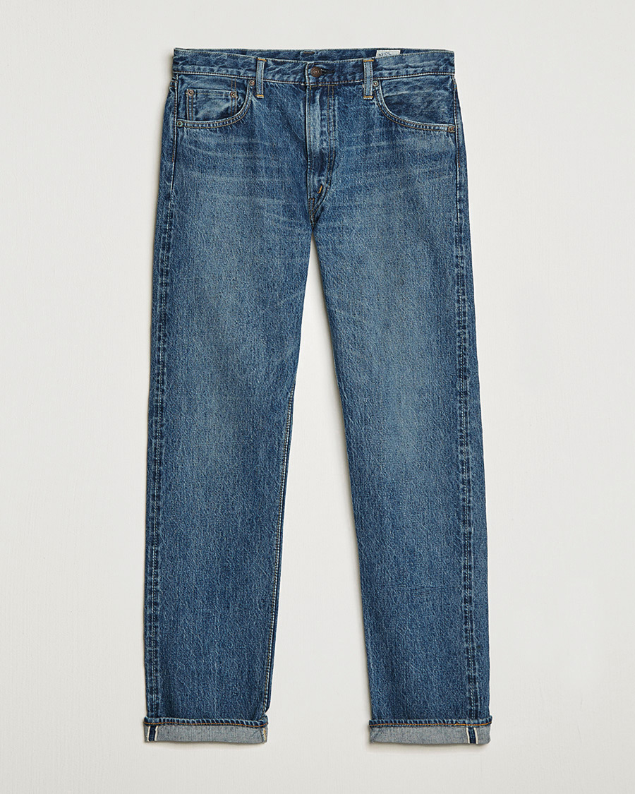 Hombres | orSlow Tapered Fit 107 Selvedge Jeans 2 Year Wash 2 - S | Pre-owned | orSlow Tapered Fit 107 Selvedge Jeans 2 Year Wash 2 - S