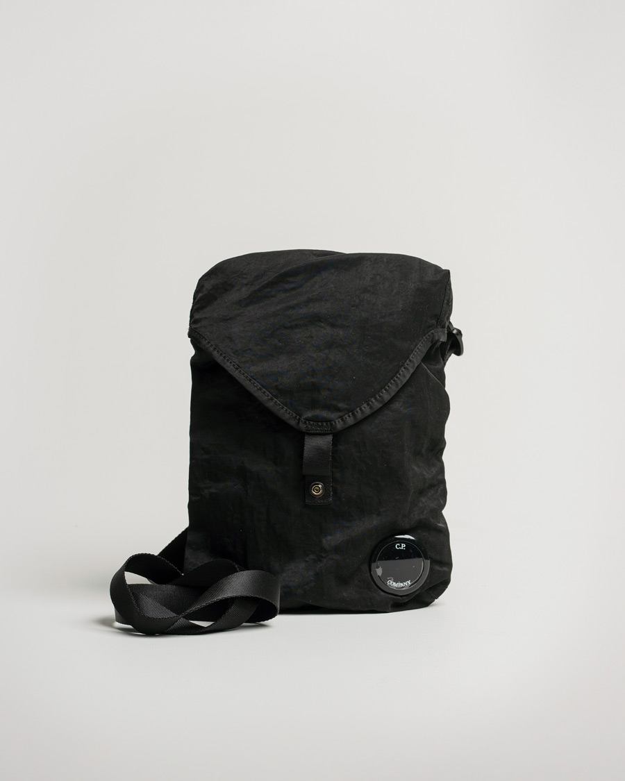 Hombres | C.P. Company Nylon B Shoulder Bag Black | Pre-owned | C.P. Company Nylon B Shoulder Bag Black