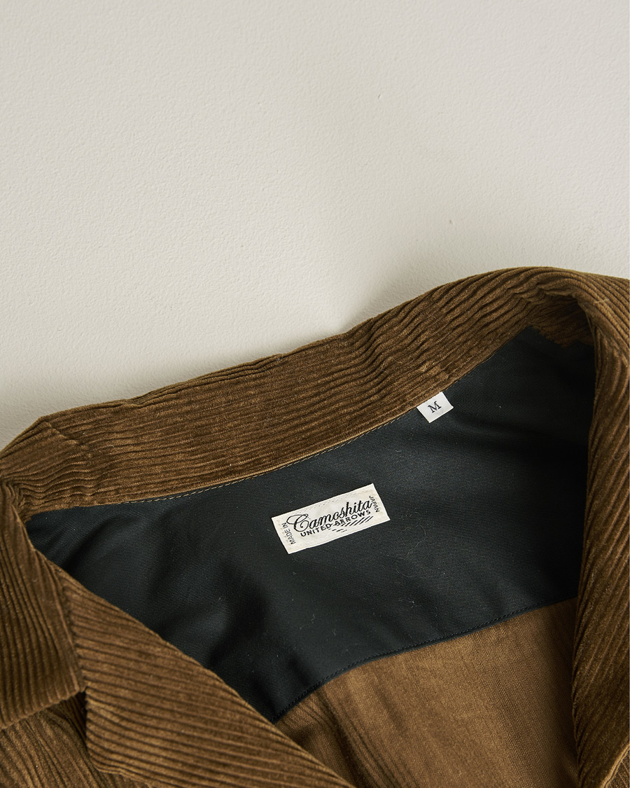 Hombres | Camisas | Pre-owned | Camoshita Unlined Manchester Shirt Blouson Green M