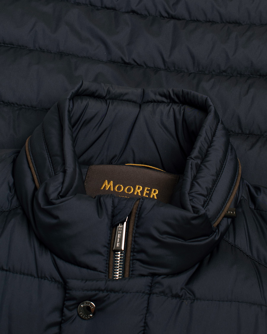 Hombres | Abrigos y chaquetas | Pre-owned | MooRER Morfeo Down Vest Navy 52