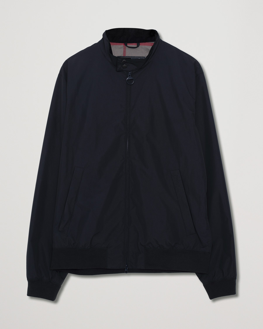 Hombres | Abrigos y chaquetas | Pre-owned | Barbour Lifestyle Royston Casual Harrington Jacket Navy