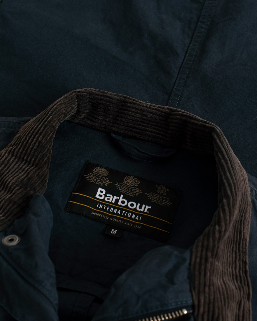 Hombres | Abrigos y chaquetas | Pre-owned | Barbour International Summer Wash Duke Casual Jacket Navy
