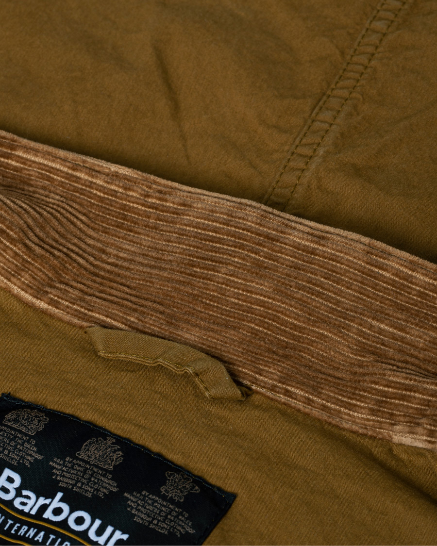 Hombres | Abrigos y chaquetas | Pre-owned | Barbour International Summer Wash Duke Casual Jacket Khaki Sand L