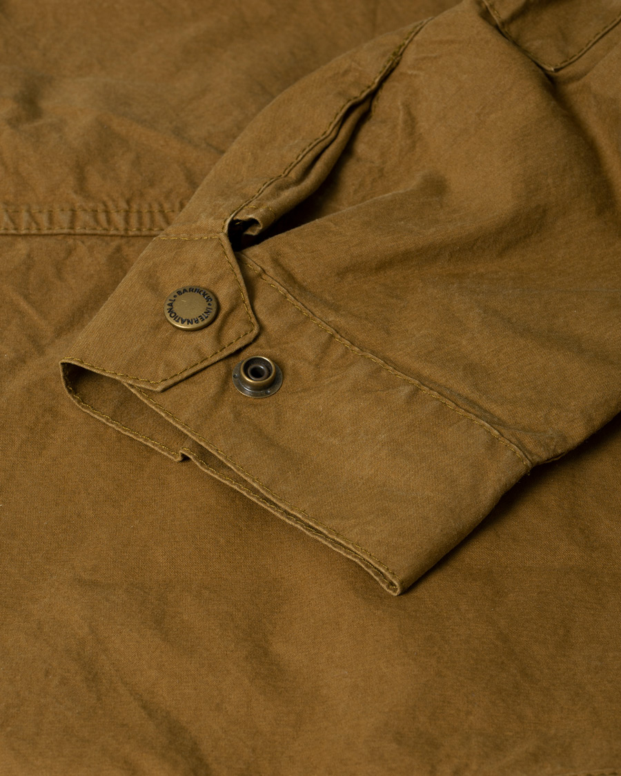 Hombres | Abrigos y chaquetas | Pre-owned | Barbour International Summer Wash Duke Casual Jacket Khaki Sand L