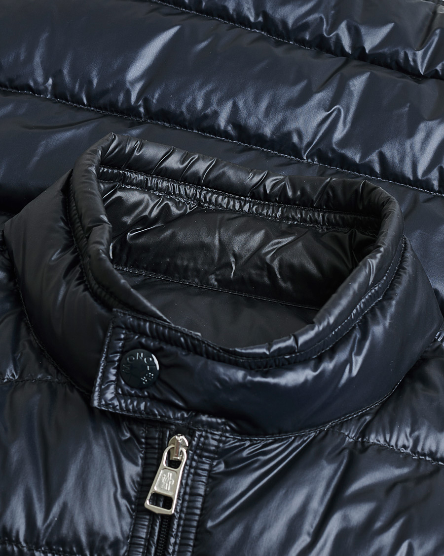 Hombres | Moncler Gui Vest Navy | Pre-owned | Moncler Gui Vest Navy