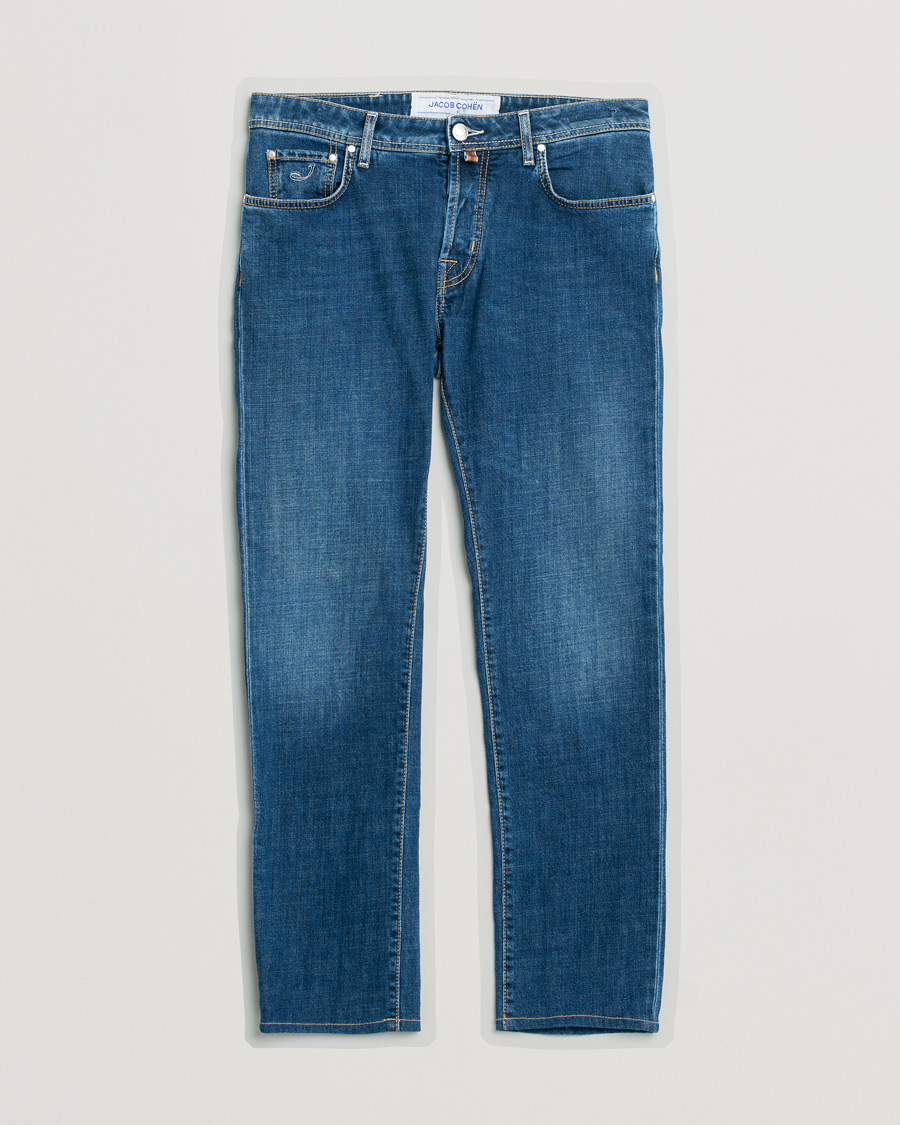 Hombres | Vaqueros | Pre-owned | Jacob Cohën 688 Slim Fit Jeans Mid Blue