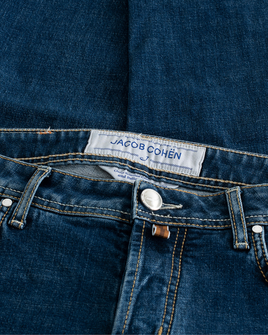 Hombres | Vaqueros | Pre-owned | Jacob Cohën 688 Slim Fit Jeans Mid Blue