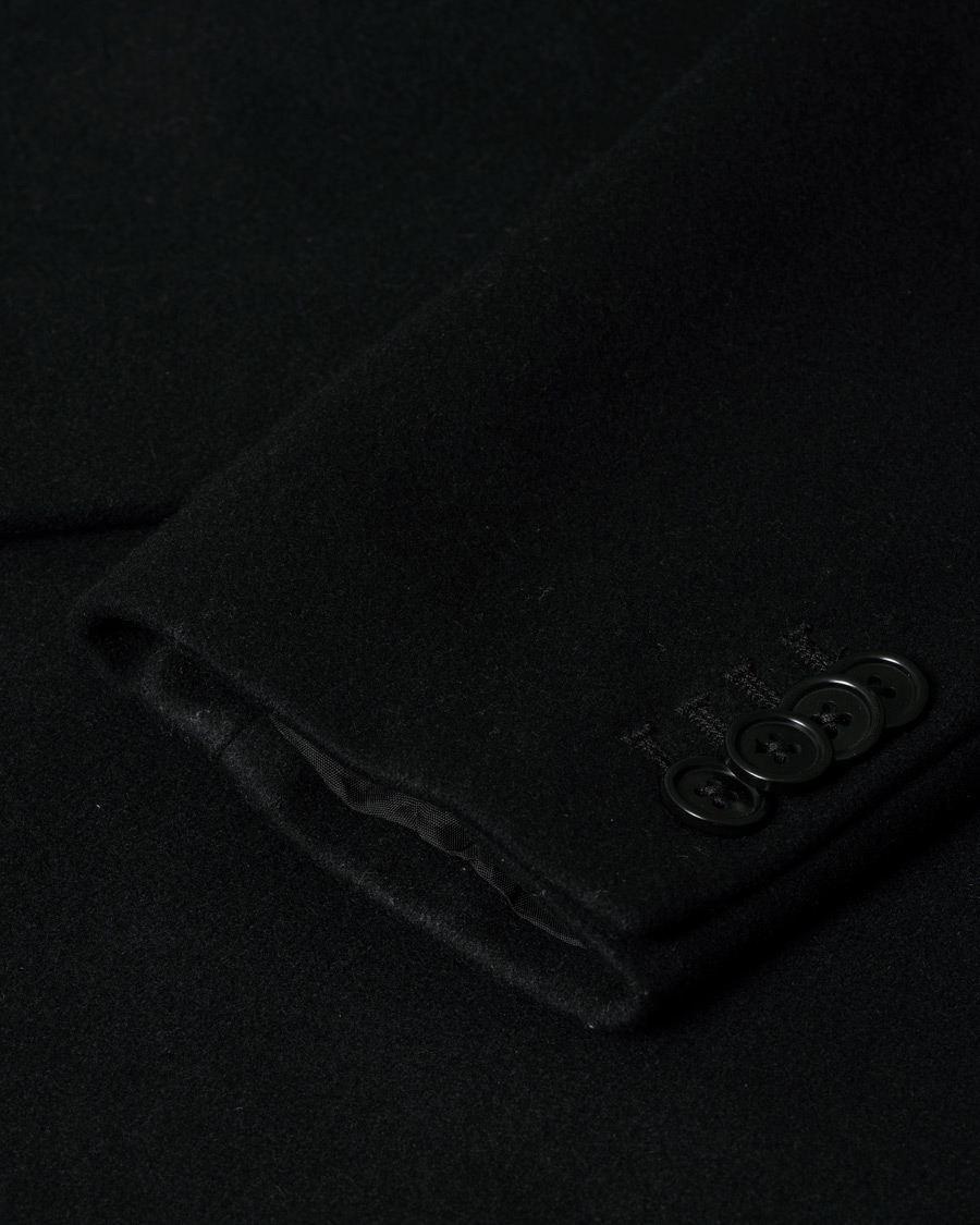 Hombres | Abrigos y chaquetas | Pre-owned | J.Lindeberg Holger Compact Melton Coat Black 48
