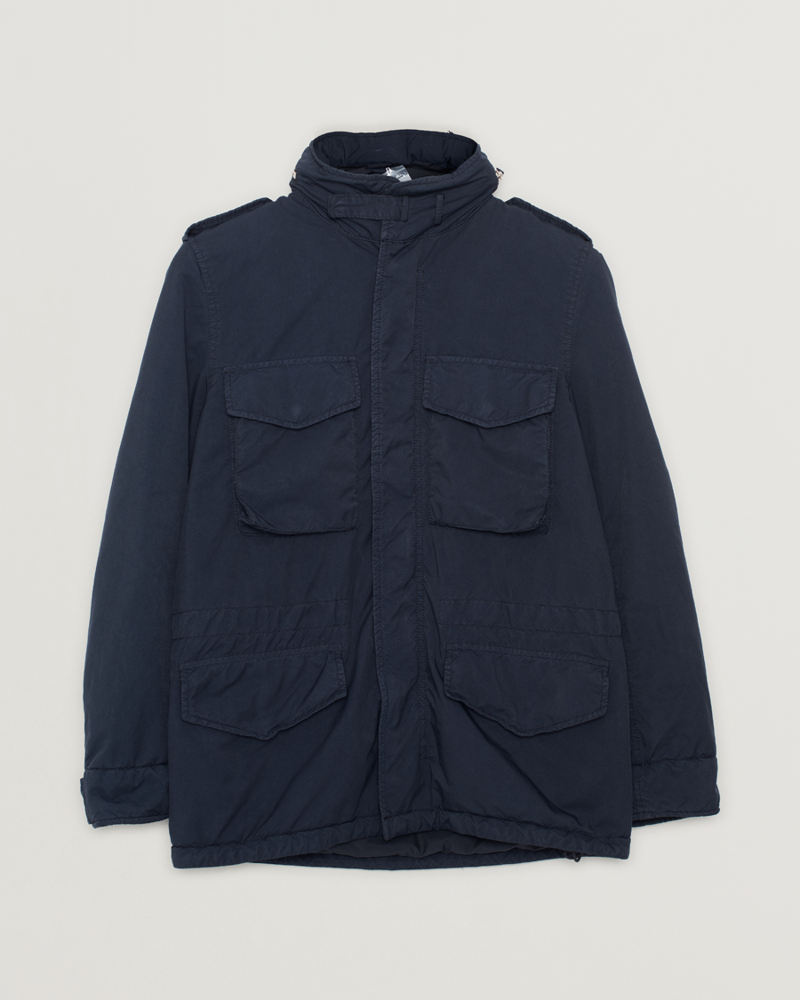 Hombres | Abrigos y chaquetas | Pre-owned | Aspesi Garment Dyed Field Jacket Navy