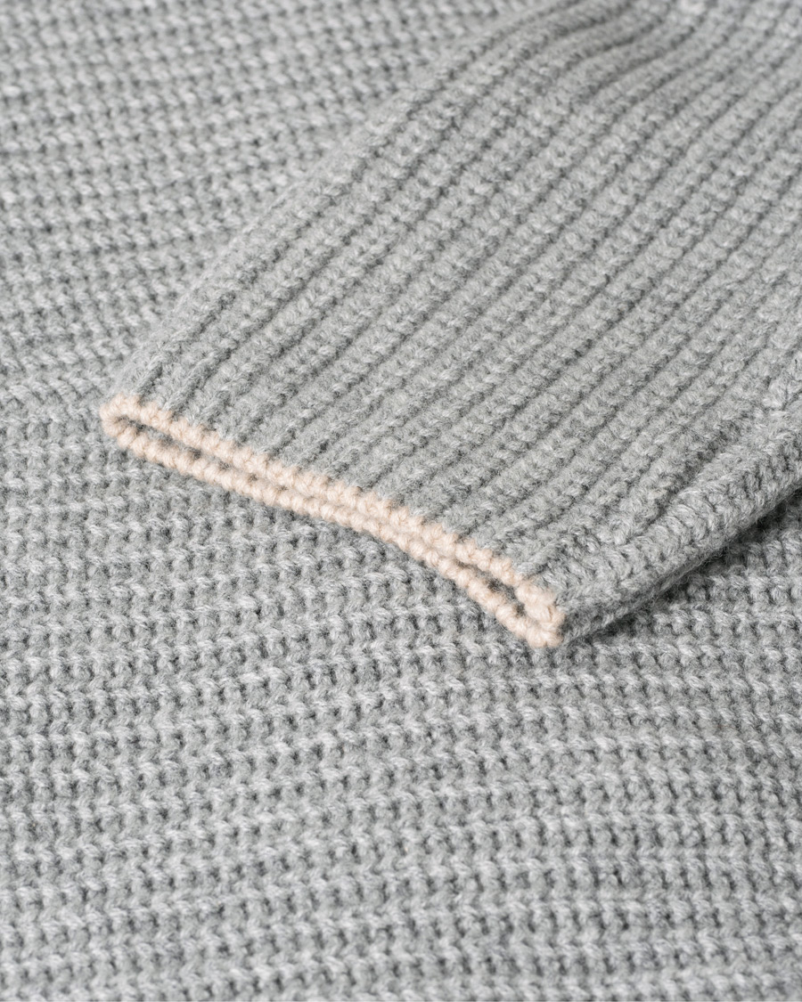 Hombres | Jerséis y prendas de punto | Pre-owned | Brunello Cucinelli Double Breasted Cashmere Cardigan Jacket Grey Melange