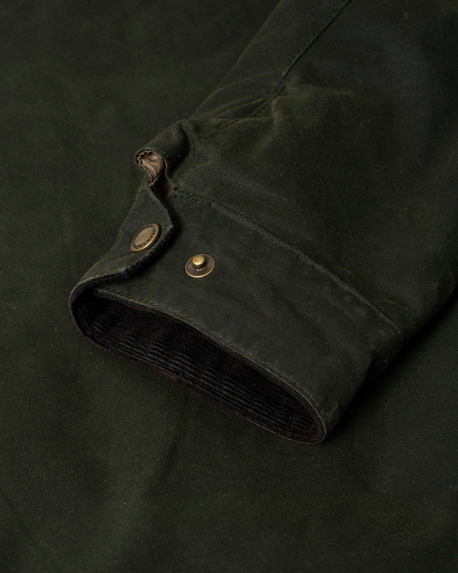 Hombres | Abrigos y chaquetas | Pre-owned | Barbour International Steve McQueen Workers Wax Jacket Sage