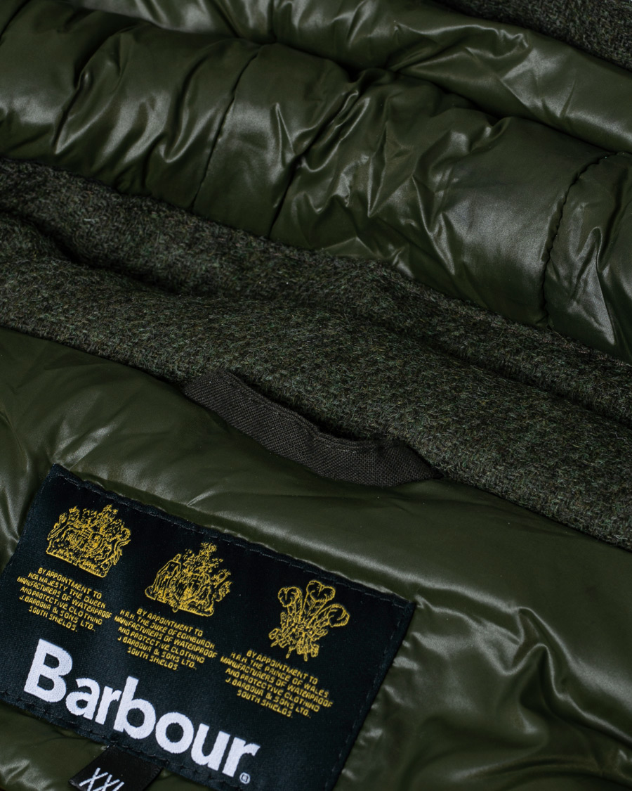 Hombres | Abrigos y chaquetas | Pre-owned | Barbour Gold Standard Scalpay Hunting Hooded Wax Jacket Olive XXL