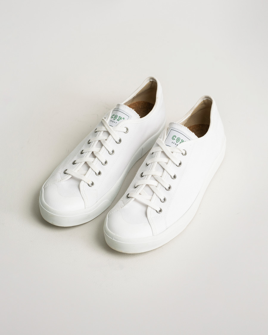 Hombres | C.QP Clava Canvas Sneaker Great White | Pre-owned | C.QP Clava Canvas Sneaker Great White