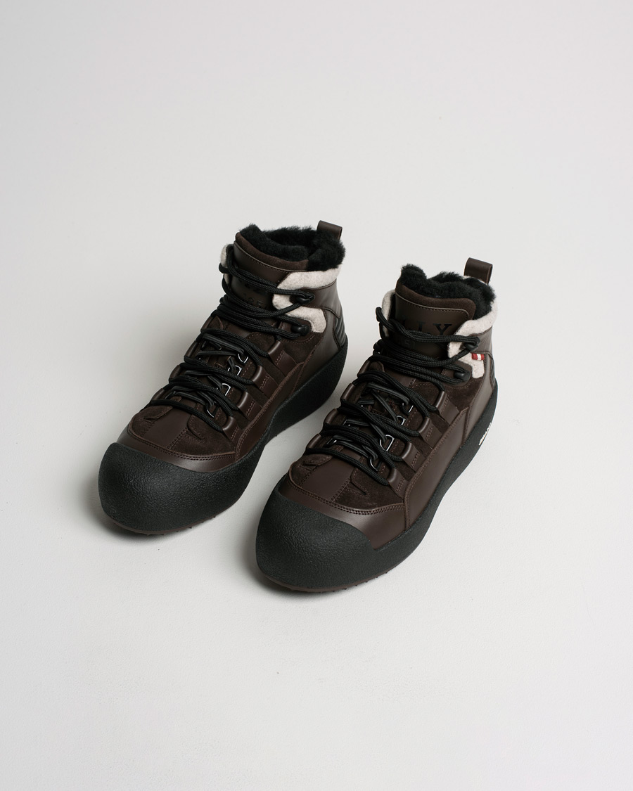 Hombres | Bally Cusago Snow Boot Ebony | Pre-owned | Bally Cusago Snow Boot Ebony