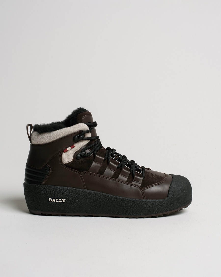 Hombres | Bally Cusago Snow Boot Ebony | Pre-owned | Bally Cusago Snow Boot Ebony