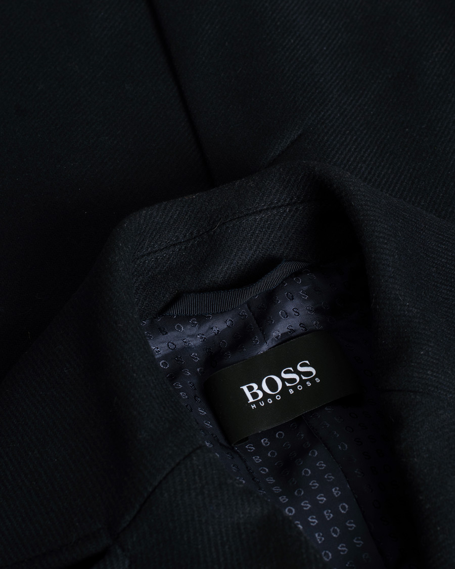 Hombres | Abrigos y chaquetas | Pre-owned | BOSS Hyde Peacoat Dark Blue