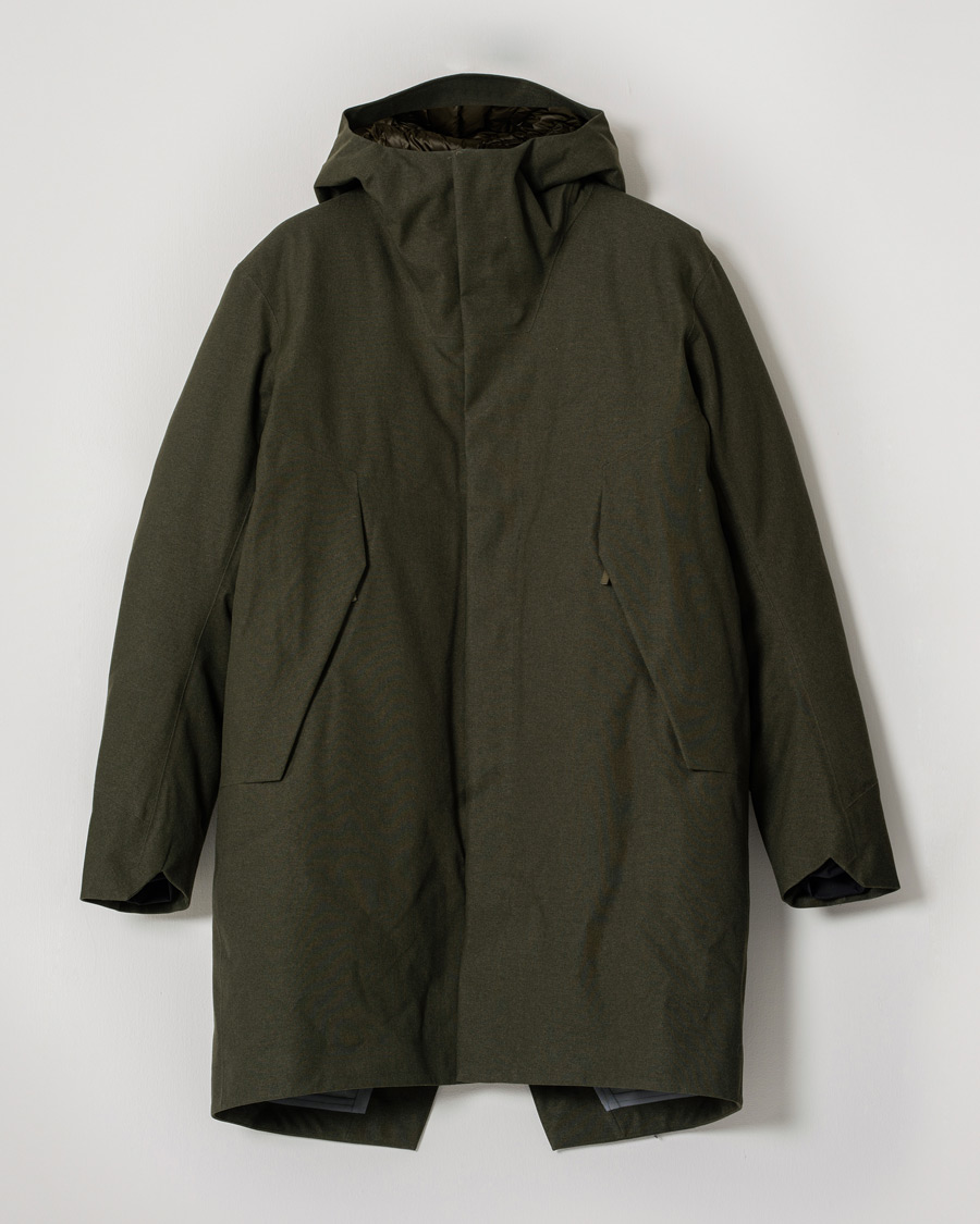 Hombres | Abrigos y chaquetas | Pre-owned | Arc'teryx Veilance Monitor Down TW Coat Olive Heather