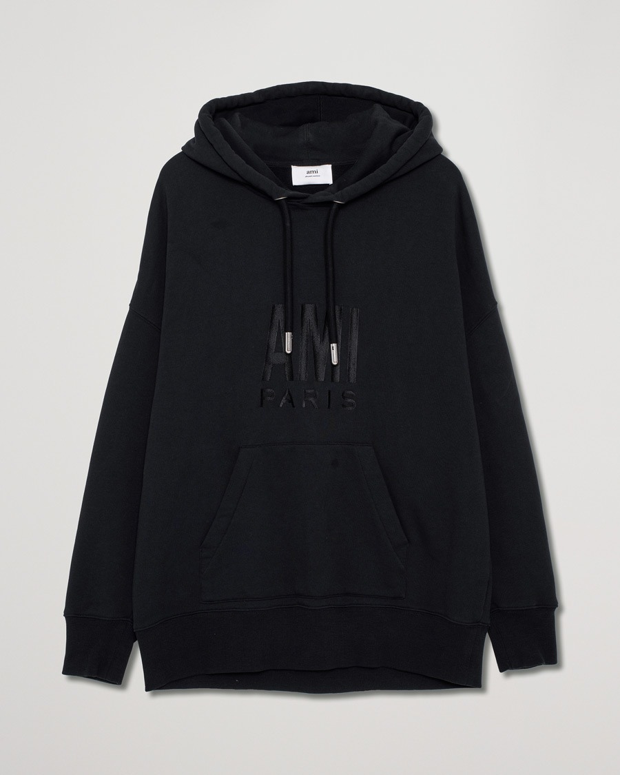 Hombres | Jerséis y prendas de punto | Pre-owned | AMI Oversize Logo Hoodie Hoodie