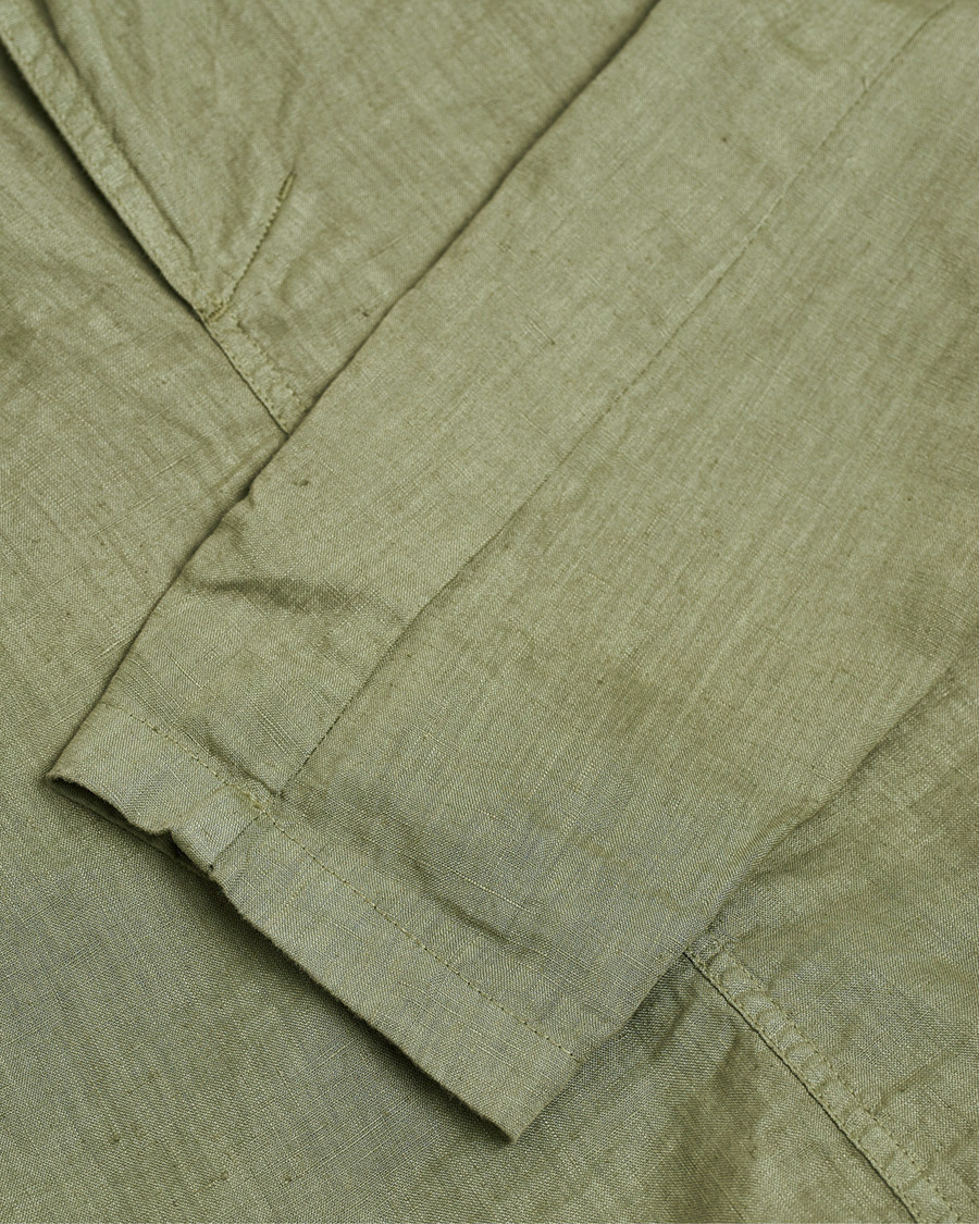 Hombres | Blazers | Pre-owned | Aspesi Samuraki Linen Blazer Military