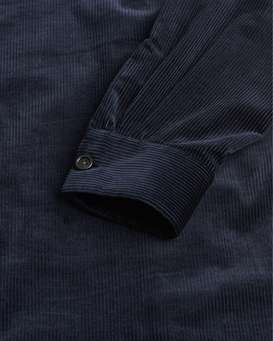 Hombres | Ralph Lauren Purple Label Double Pocket Overshirt Classic Navy S | Pre-owned | Ralph Lauren Purple Label Double Pocket Overshirt Classic Navy S