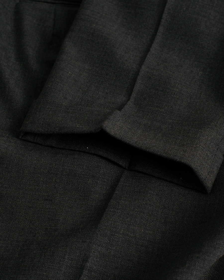 Hombres | Pantalones | Pre-owned | Berwich Retro Elax Wool Trousers Dark Grey 46