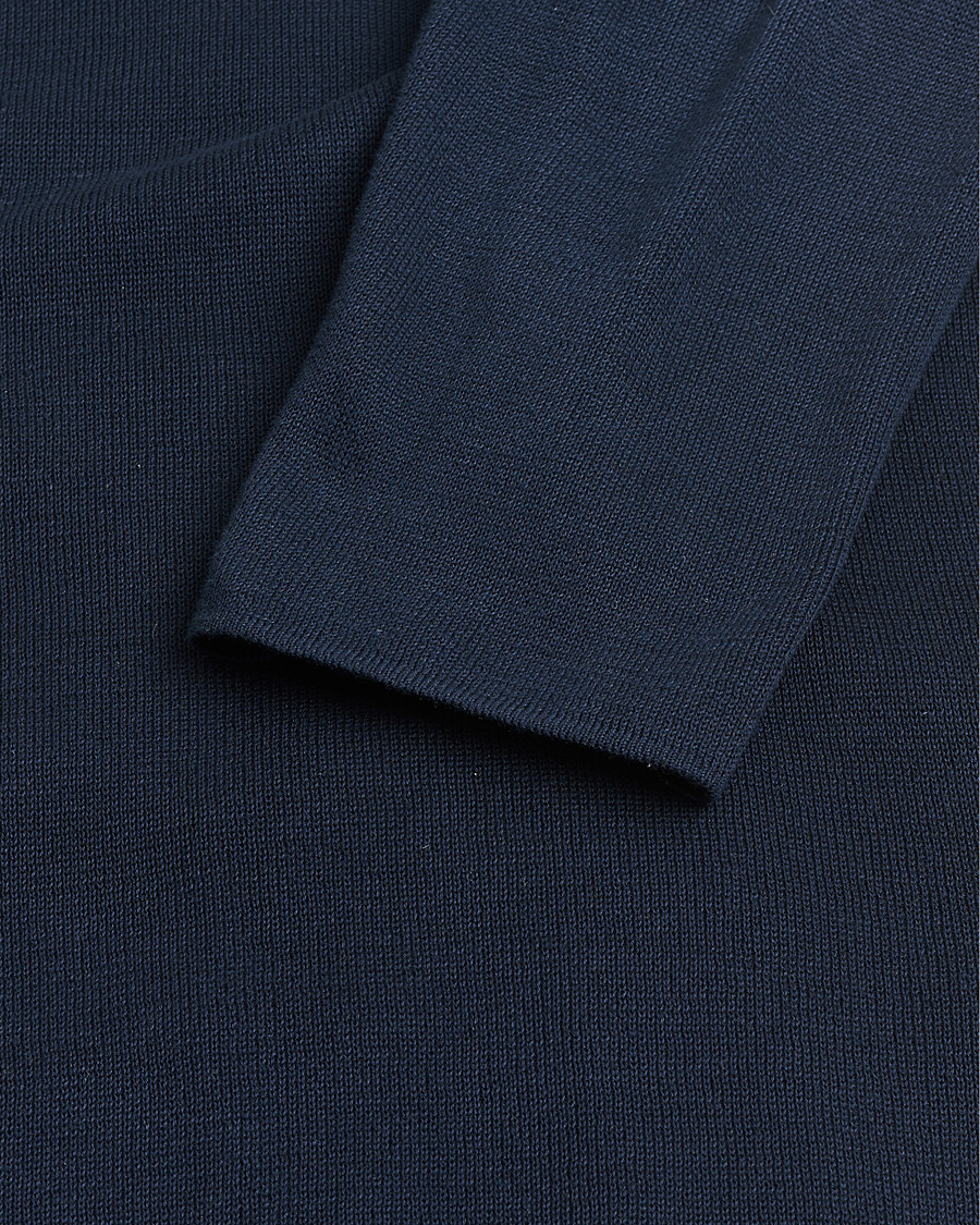 Hombres | Lardini Knitted Cotton Blazer Navy M | Pre-owned | Lardini Knitted Cotton Blazer Navy M