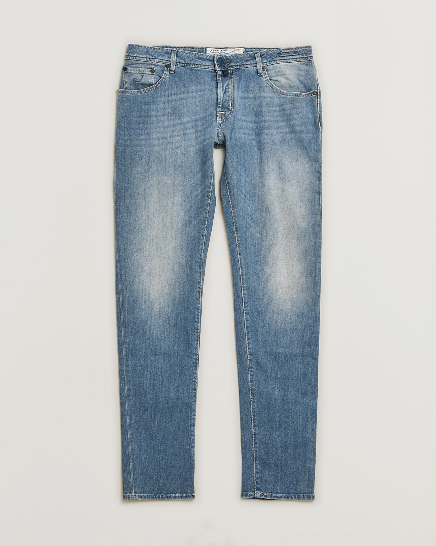 Hombres | Vaqueros | Pre-owned | Jacob Cohën Nick 622 Slim Fit Stretch Jeans Light Blue W38