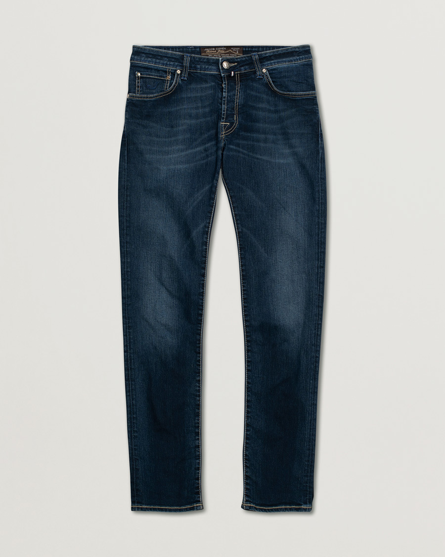 Hombres | Vaqueros | Pre-owned | Jacob Cohën Nick 622 Slim Fit Stretch Jeans Medium Blue W33