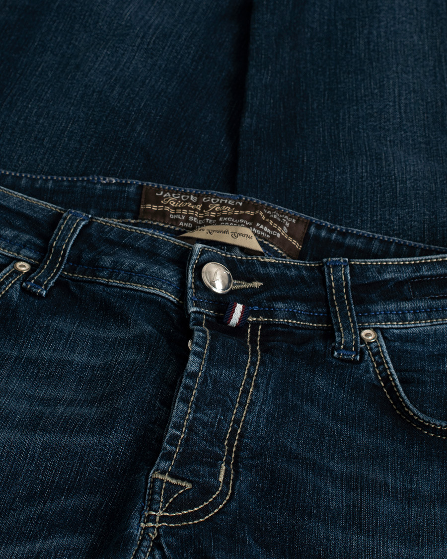 Hombres | Vaqueros | Pre-owned | Jacob Cohën Nick 622 Slim Fit Stretch Jeans Medium Blue W33