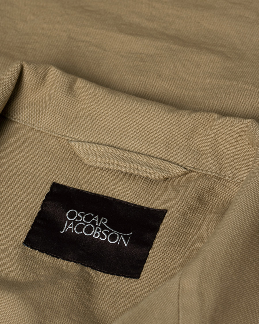 Hombres | Abrigos y chaquetas | Pre-owned | Oscar Jacobson Wester Cotton Field Jacket Beige 54