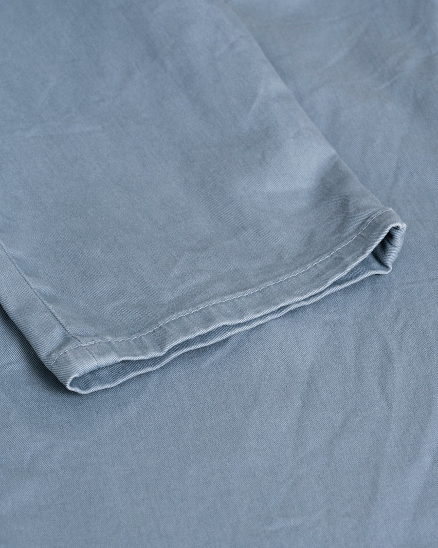 Hombres | Pantalones | Pre-owned | Briglia 1949 Slim Fit Cotton Chinos Light Blue