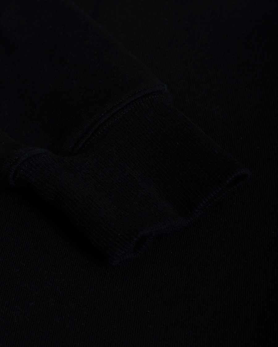 Hombres | Jerséis y prendas de punto | Pre-owned | C.P. Company Diagonal Raised Fleece Hooded Lens Sweatshirt Black
